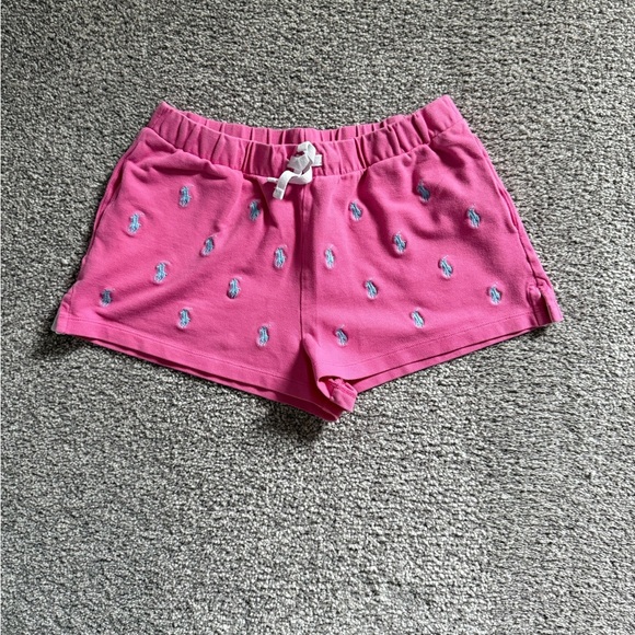 Polo by Ralph Lauren Pink Anchor Print Shorts - Picture 1 of 7